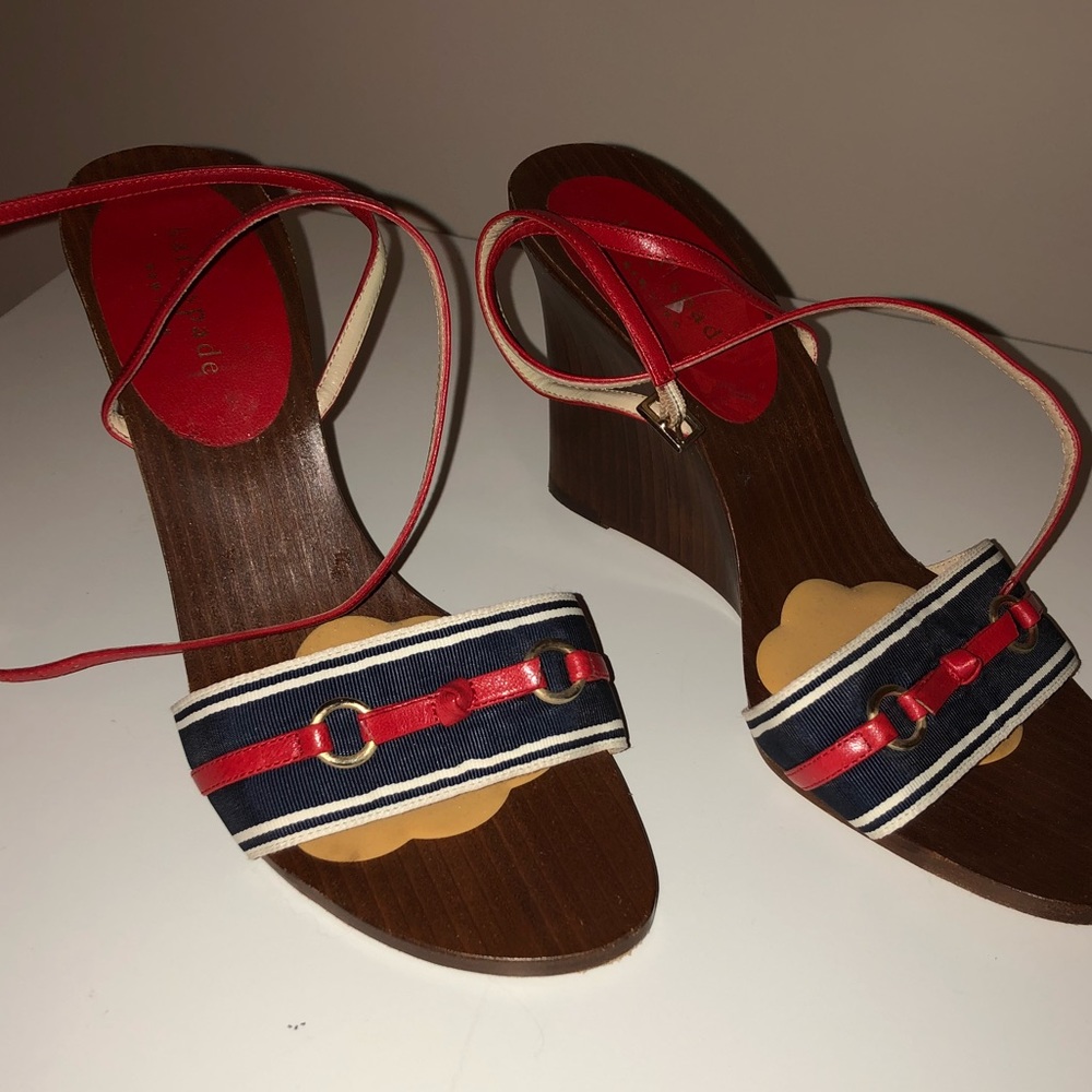 Vintage Kate Spade New York Nautical Wedges